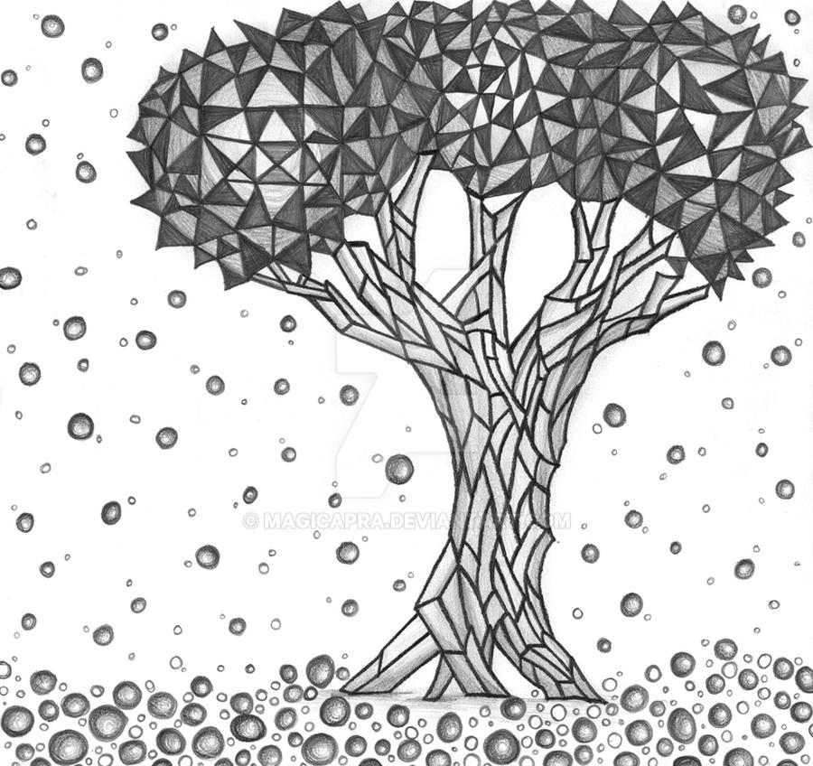 Geometric Tree by Magicapra on DeviantArt