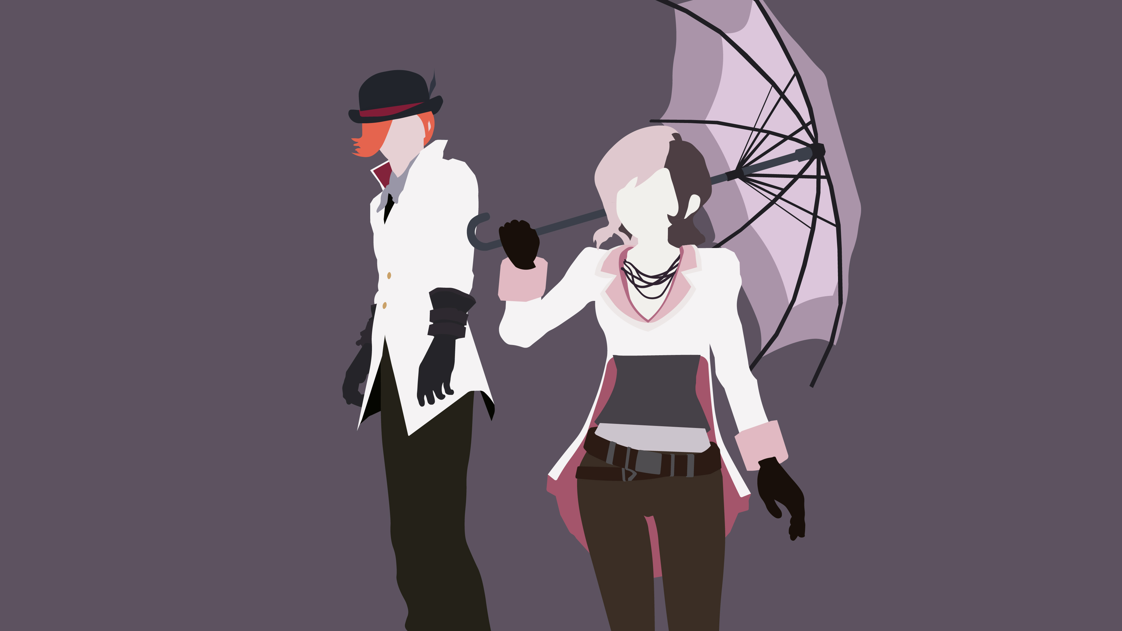 Neo and Torchwick - RWBY - Minimalist