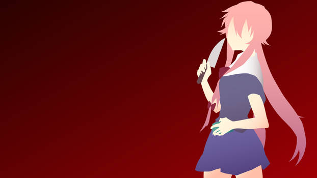 Yuno Gasai - Mirai Nikki - Minimalist