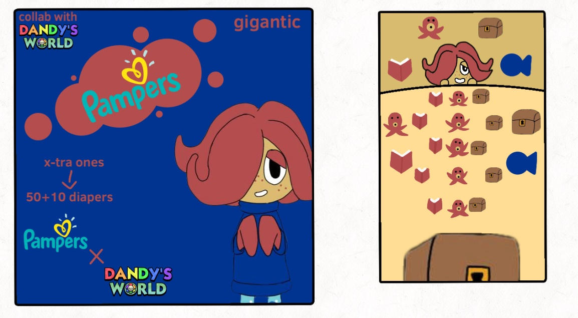 Pamper x Dandy's world: Octo's pampy diapers by IHateDandysworldlol on ...