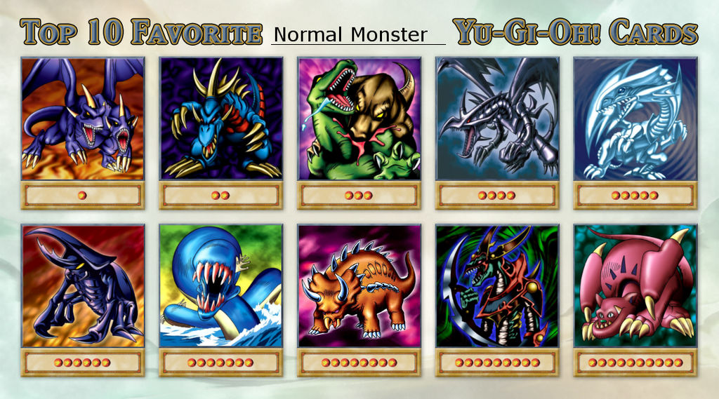 Top Ten Yugioh Normal Monsters by whosaskin on DeviantArt