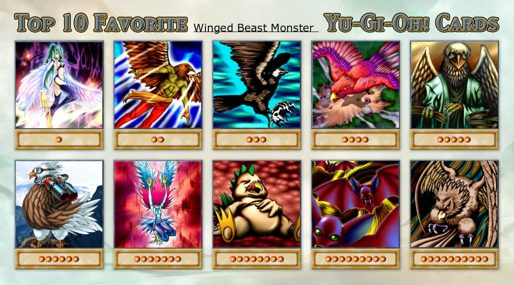 yugioh best winged beast cards Top 10 Best Yugioh Winged Beast Type Monsters