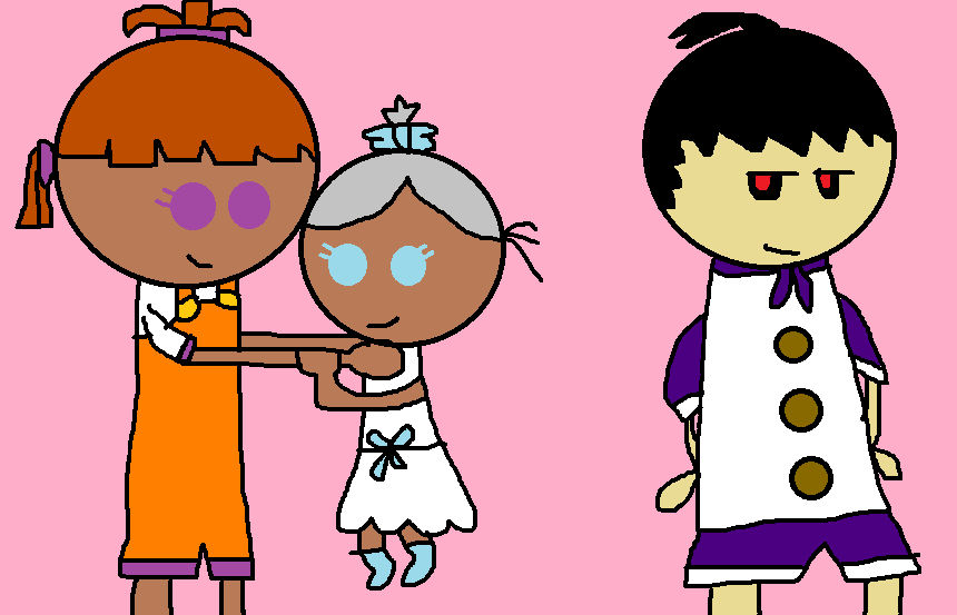 Human Orange, White, And Indigo Locoroco by hershey990 on DeviantArt