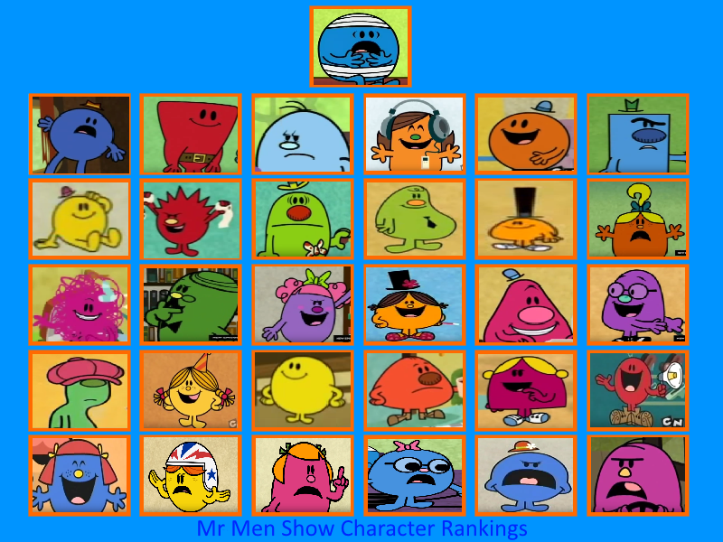 My Mr Men Show Character Rankings by hershey990 on DeviantArt