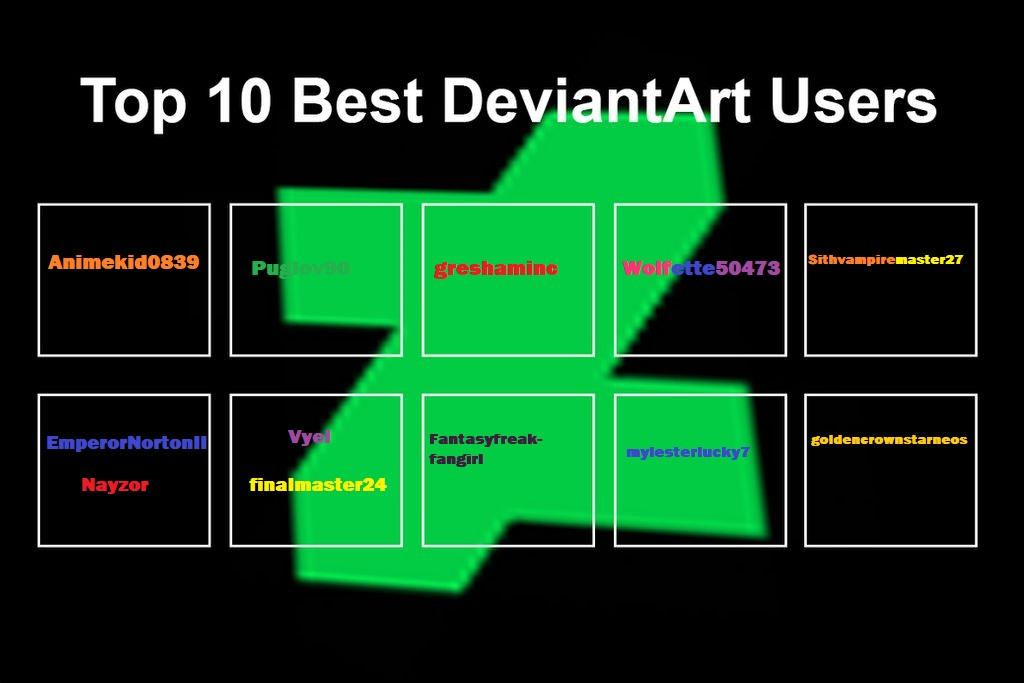 User D My 10 favorite DA users by hershey990 on DeviantArt