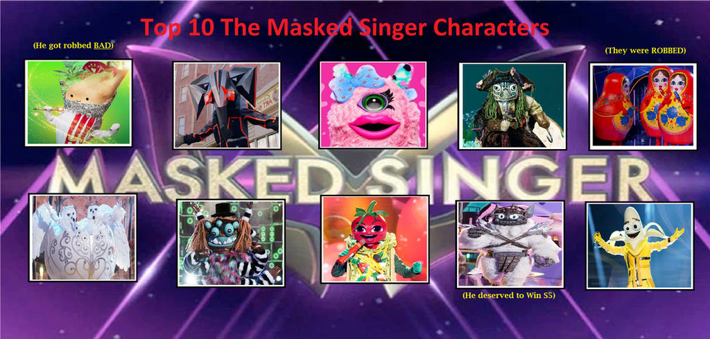 Mask Singer Deviantart My Favorite Masked Singers by hershey990 on DeviantArt
