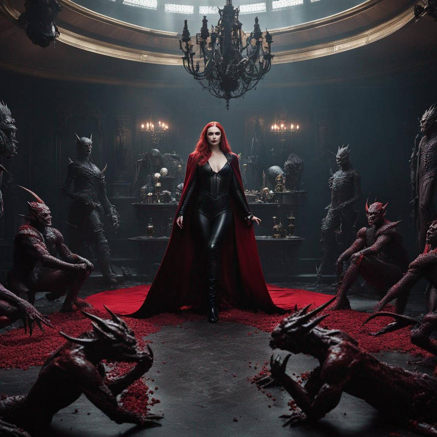 Sophie as Madelyne Pryor the Goblin Queen in X-Men by nono62 on DeviantArt