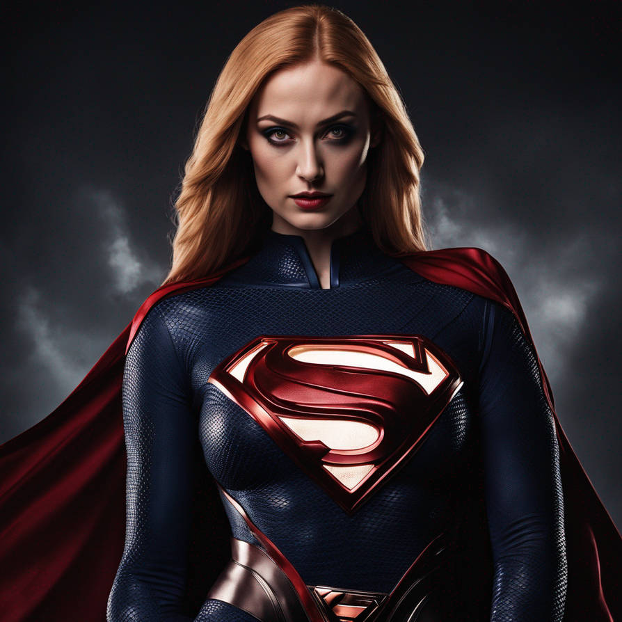 Sophie Turner as evil Superwoman