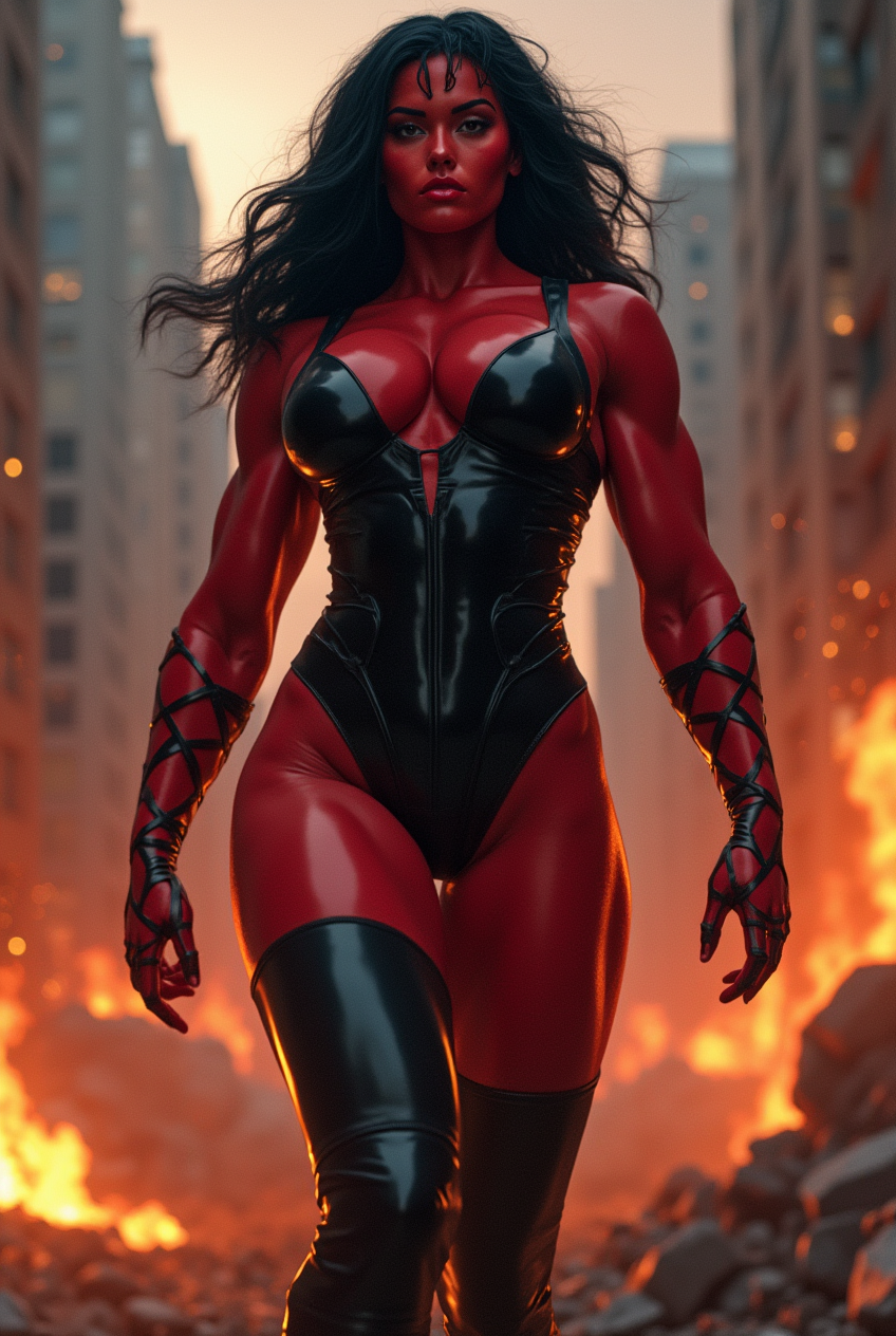 She Red Red She-Hulk by nono62 on DeviantArt