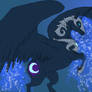 Nightmare Moon MLP flat colors