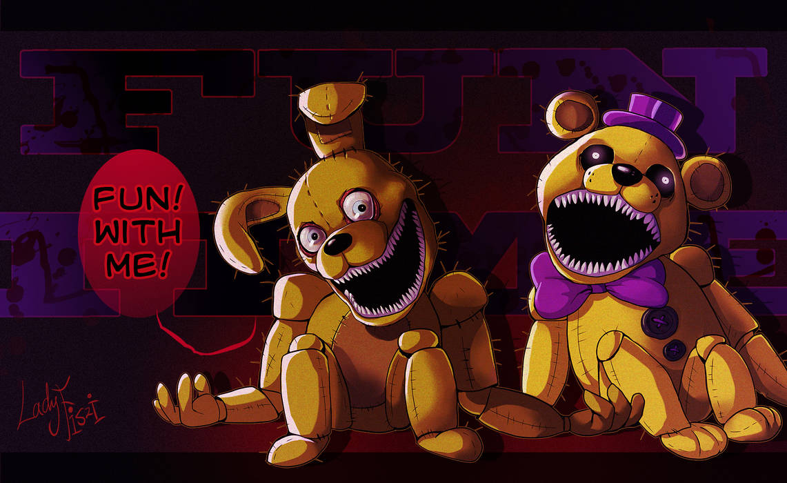 GOLDEN FREDDY ATTACKS!!  Five Nights at Freddy's 4 - Part 4 