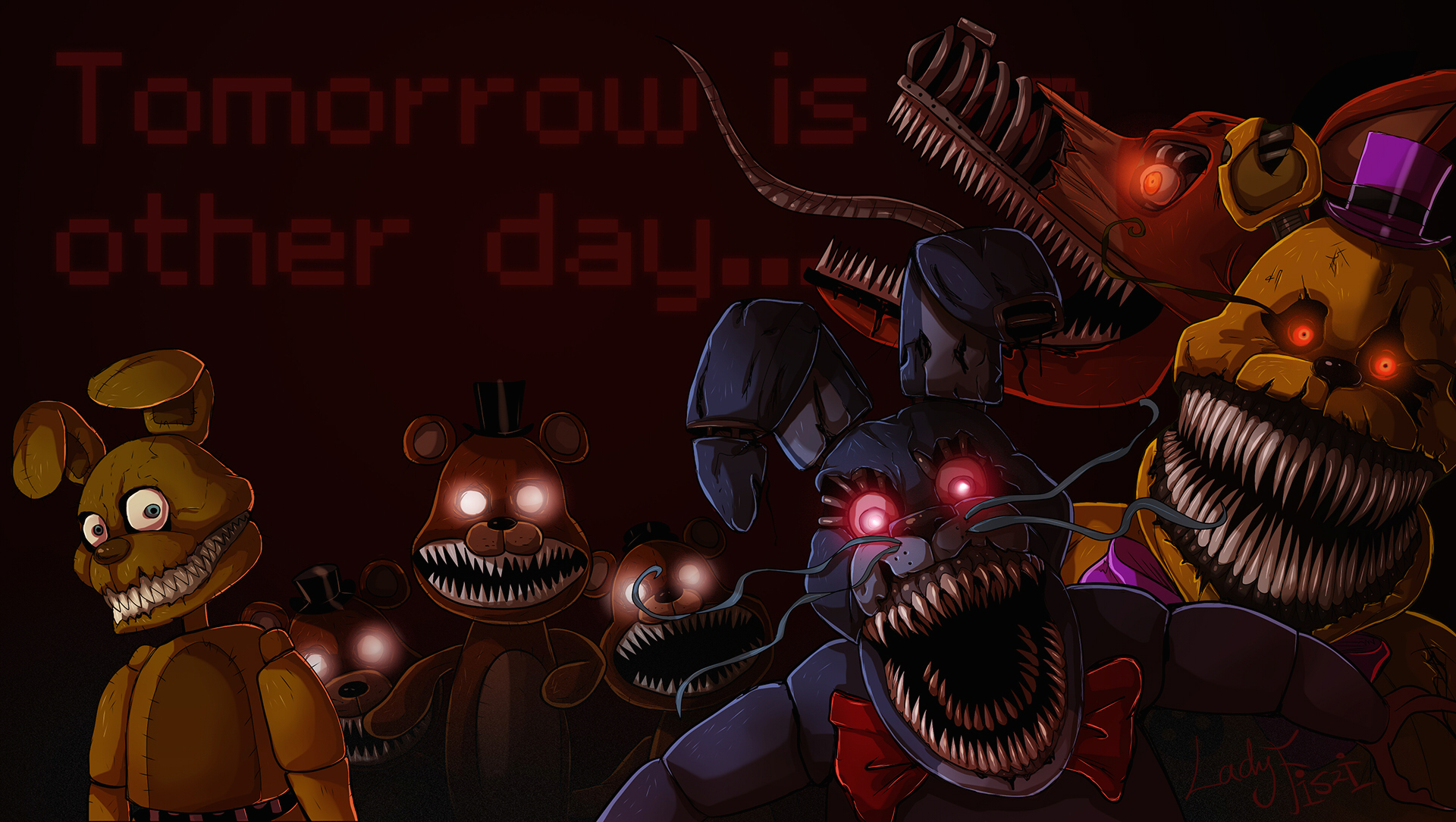 FnaF4 - Nightmare  Animatronicos fnaf, Fnaf, Imágenes de freddy