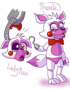 Adventure Mangle and Toy Foxy