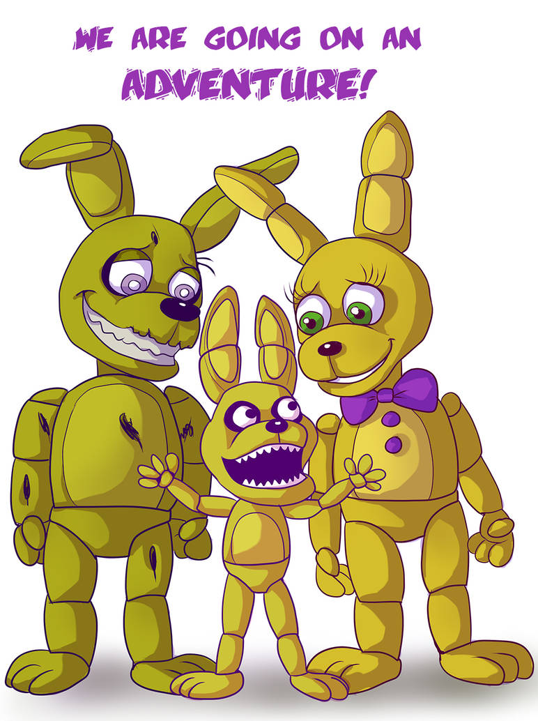 FNaF World - FNaF World Fredbear and Spring-Bonnie