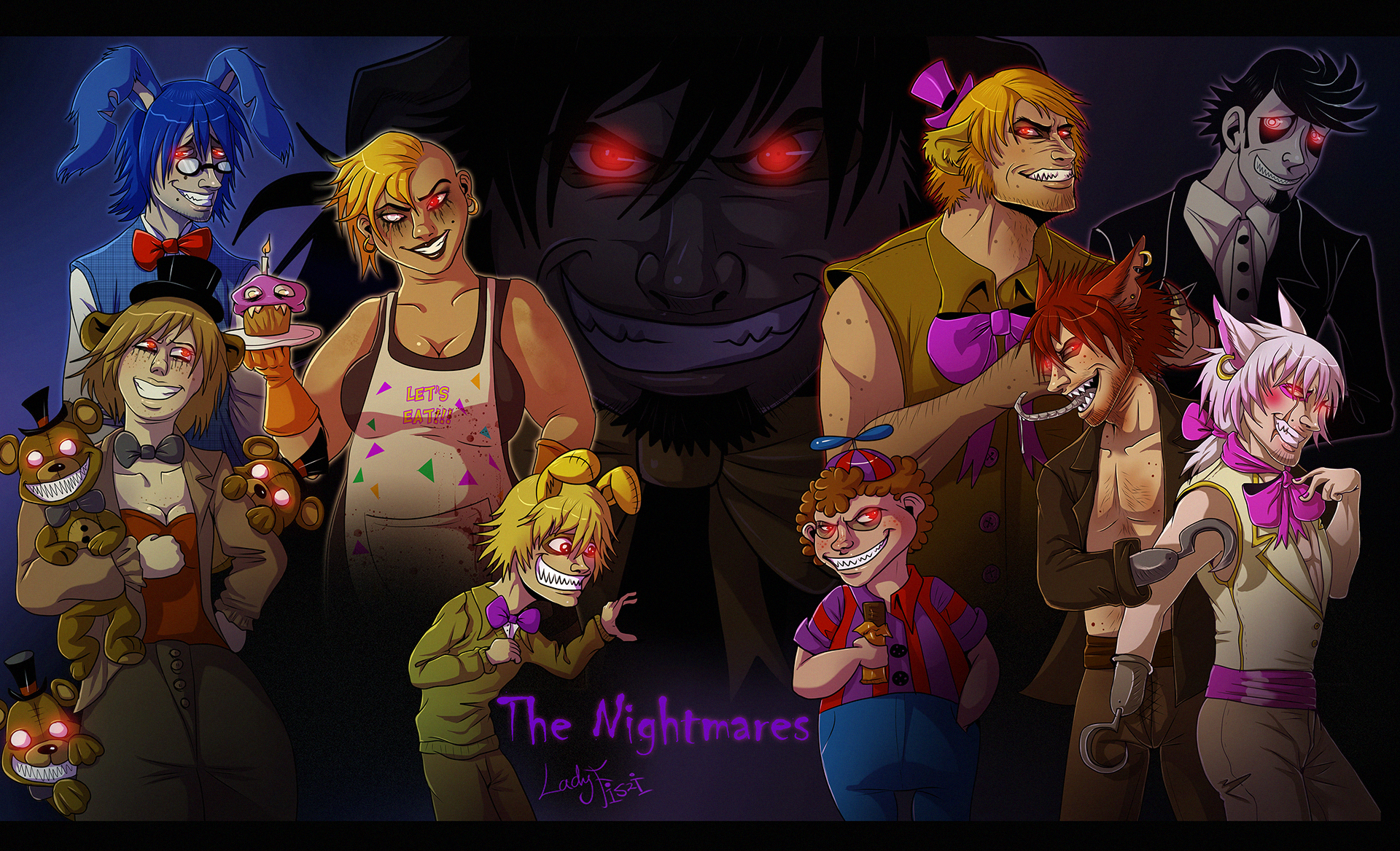 fnaf 4 nightmare anime ver. in fake screenshot by jammaroaisha on DeviantArt