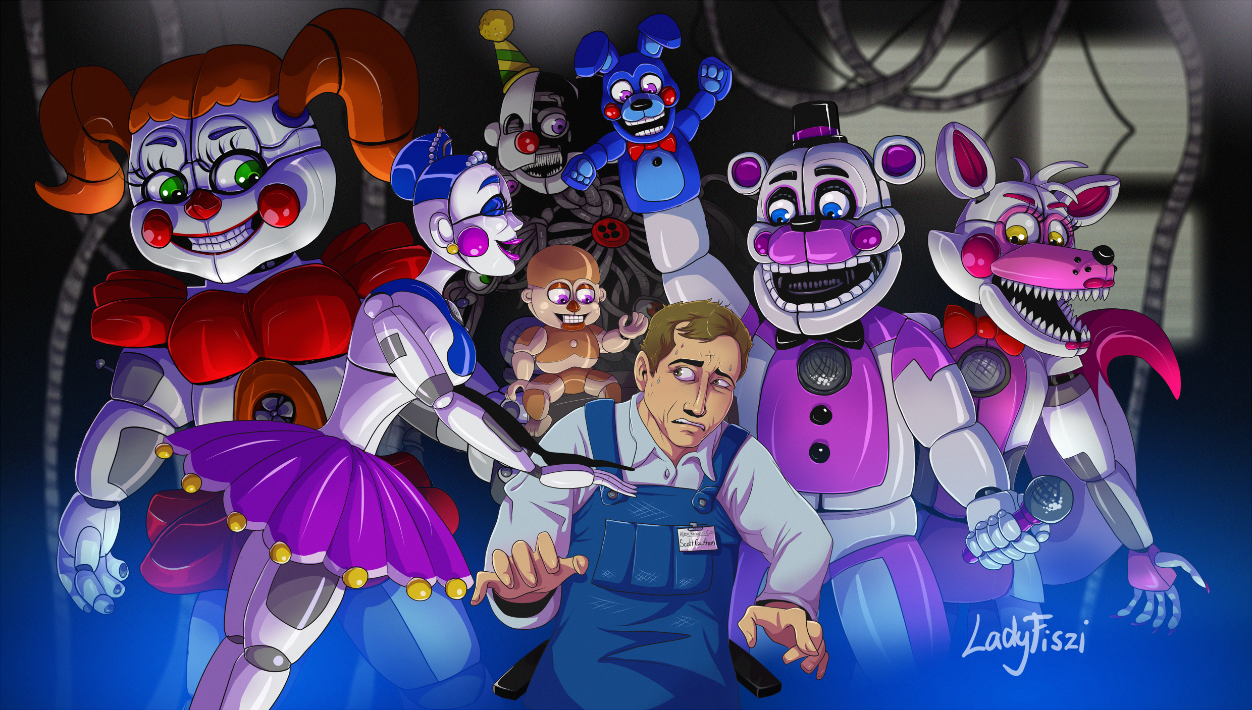 FNAF Sister Location fanart