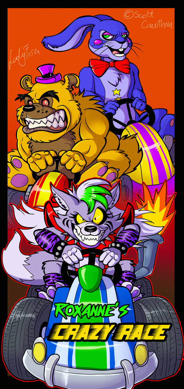 FNAF SB - Roxy Race by LadyFiszi on DeviantArt