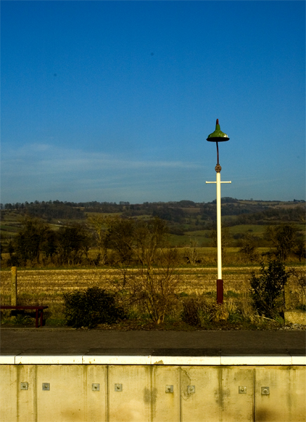 A Lampost on a Platform