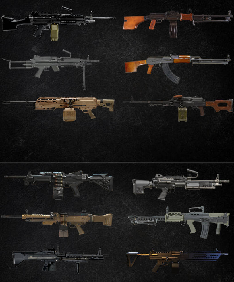 Machine Gun Deviantart Light Machine Guns by ArbiterChoose on DeviantArt