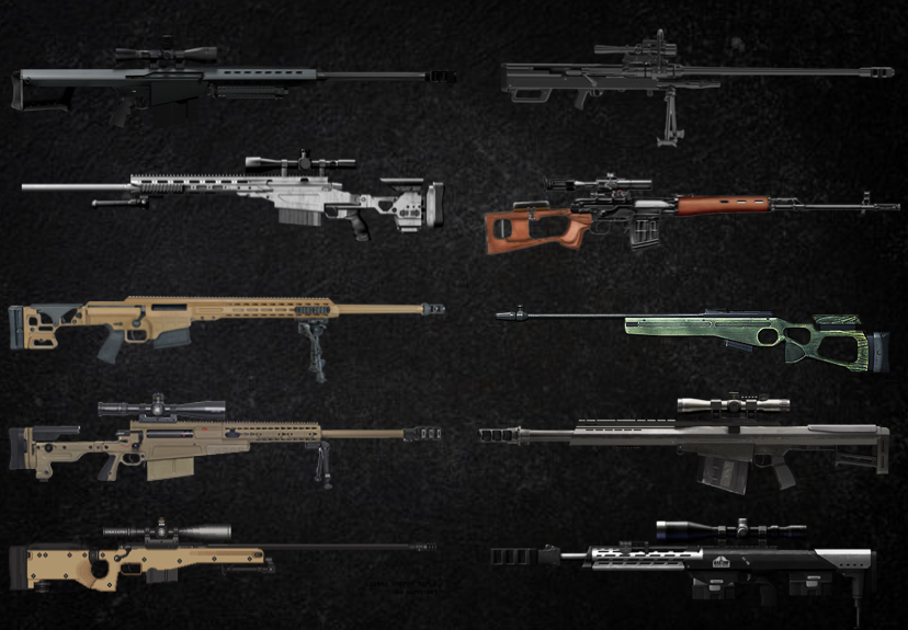 Sniper Rifles by ArbiterChoose on DeviantArt
