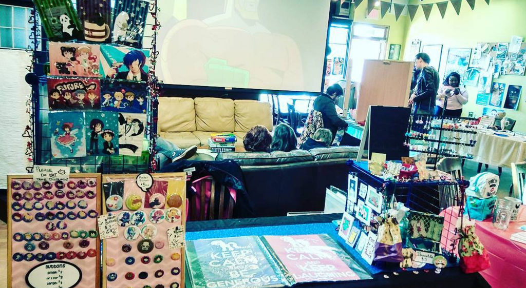 Artist Alley - Table Setup by starbearstudio on DeviantArt