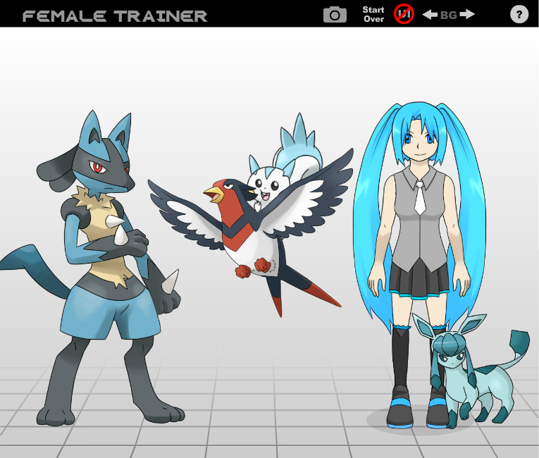 What if Hatsune Miku was a Pokémon Trainer?