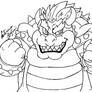 Bowser lineart