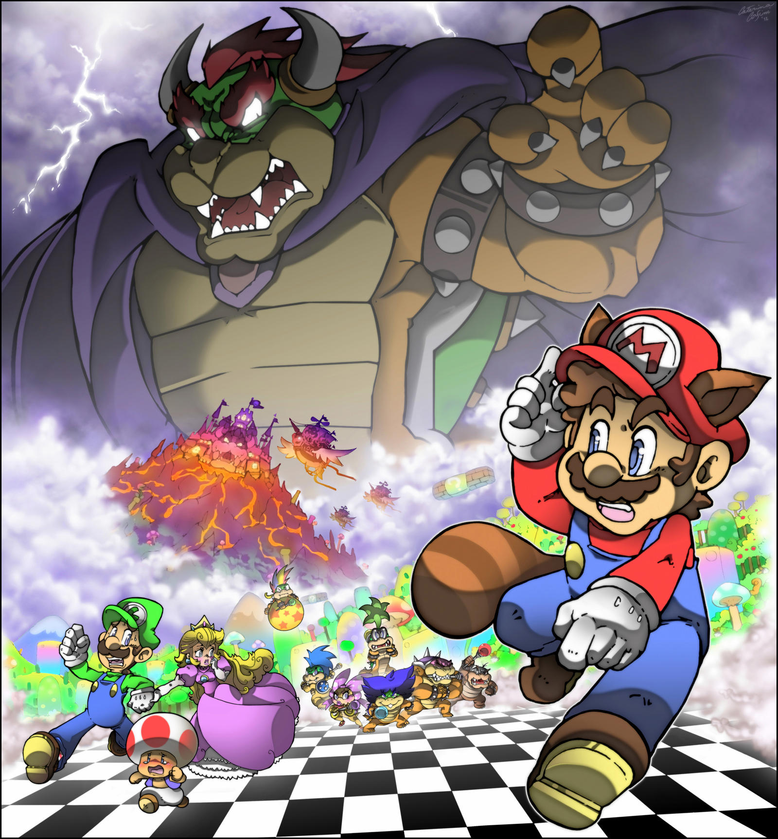 SUPER MARIO BROS 3:. by SuperCaterina on DeviantArt