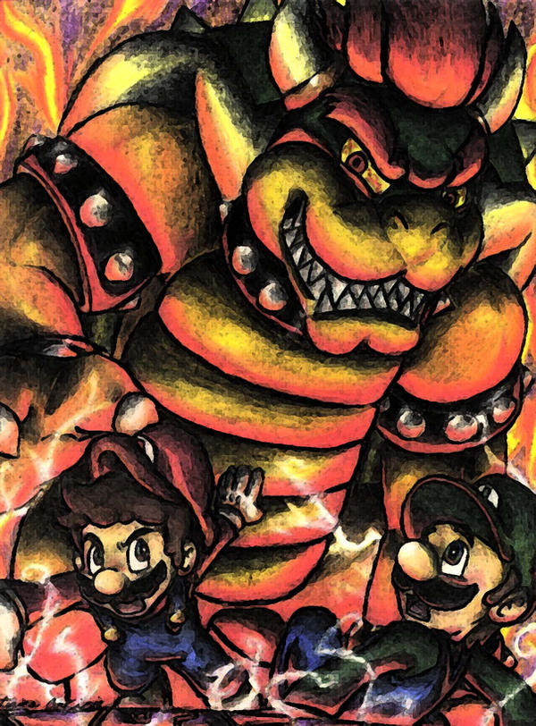 Mario and Luigi VS Bowser