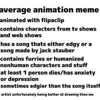 The average animation meme