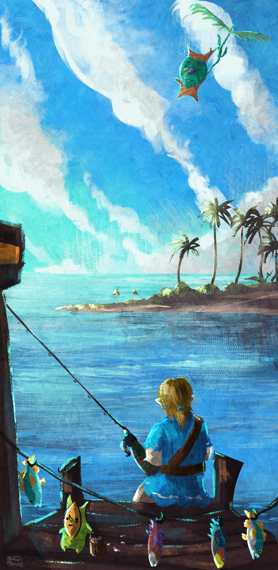 Fishing at Lurelin village