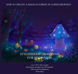 How to create a magical forest in ClipStudioPaint by RainbowPhilosopher
