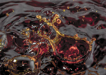 Amber Splash (Water Droplet 20)