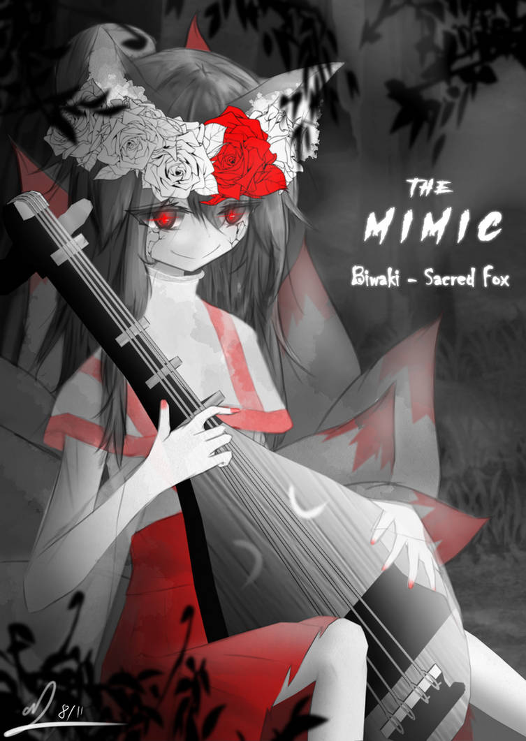 Biwaki  The mimic, Roblox, Long dark hair