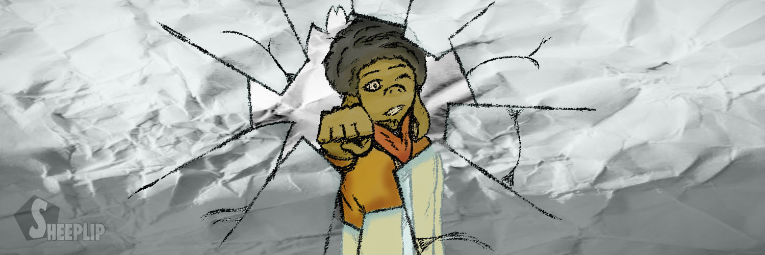 Smashed Draws smashed the window (Banner) by SheeplipDraw on DeviantArt