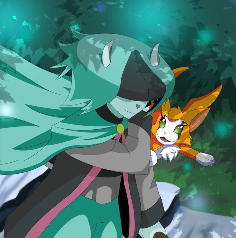 Deviantart Fidget Dust Dust and Fidget by anthony444333 on DeviantArt