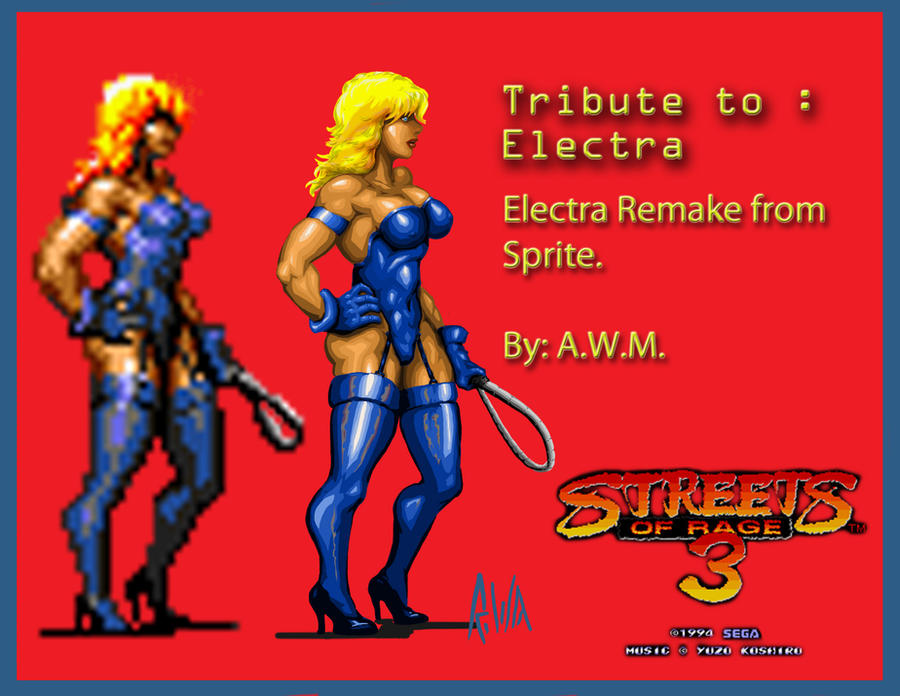 Streets of Rage 3. Electra.