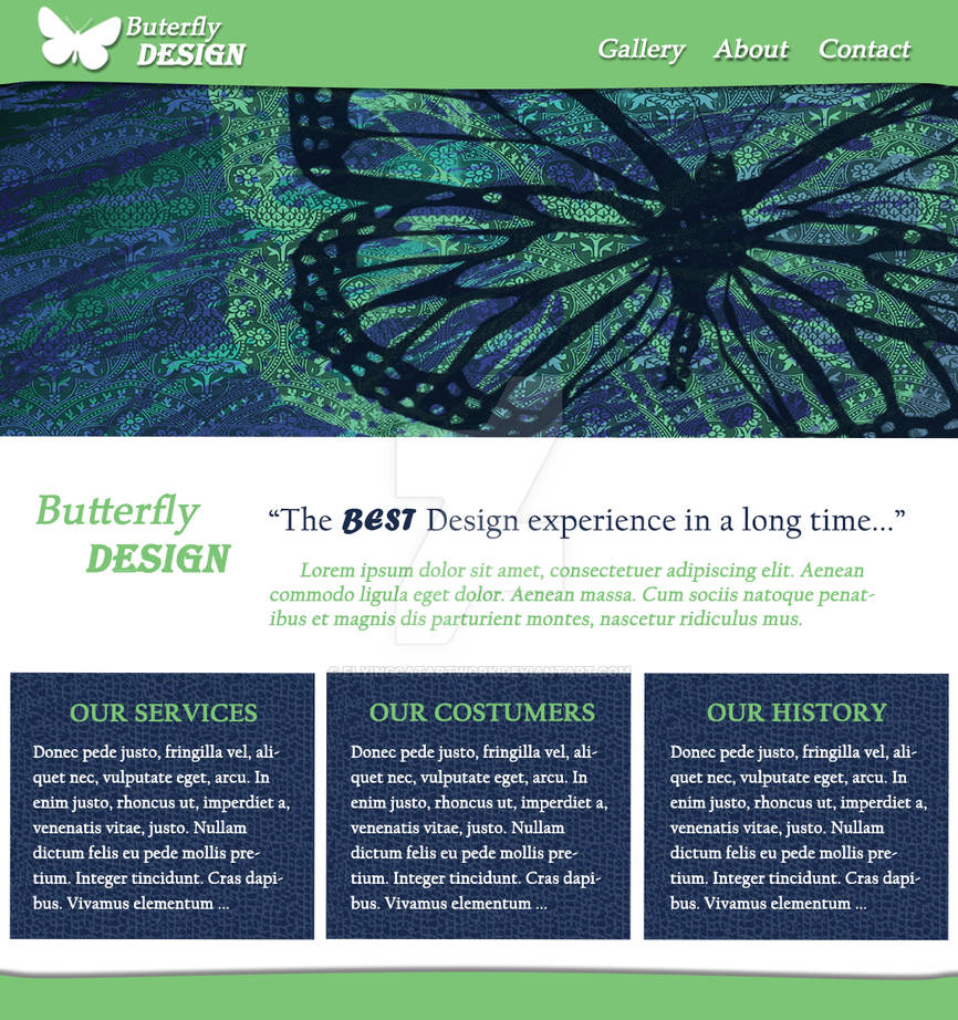 Betterfly Layout Butterfly Design Layout by FlyingCatArtwork on DeviantArt