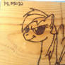 Pyrography Rainbow Dash