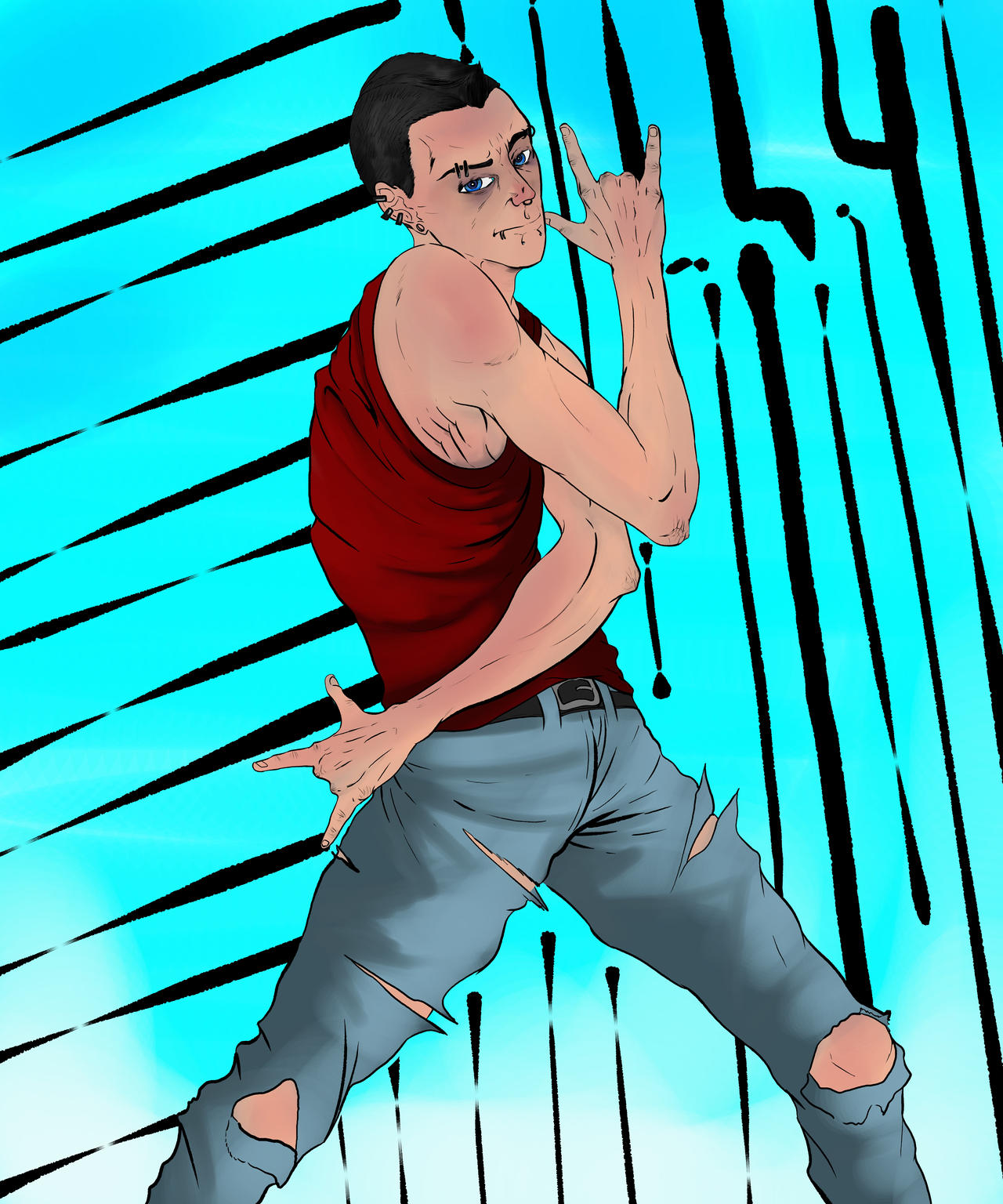 Punk Tech Deviantart Finished Punk by TheSinnaMan on DeviantArt