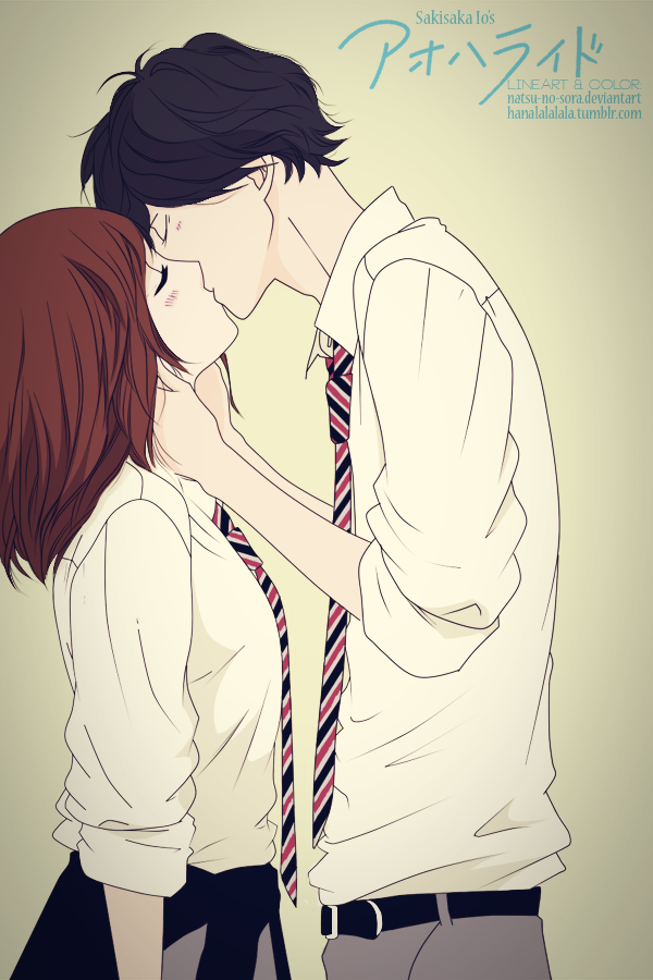 Anime : ao haru ride  Ao haru ride, Blue springs ride, Cute anime