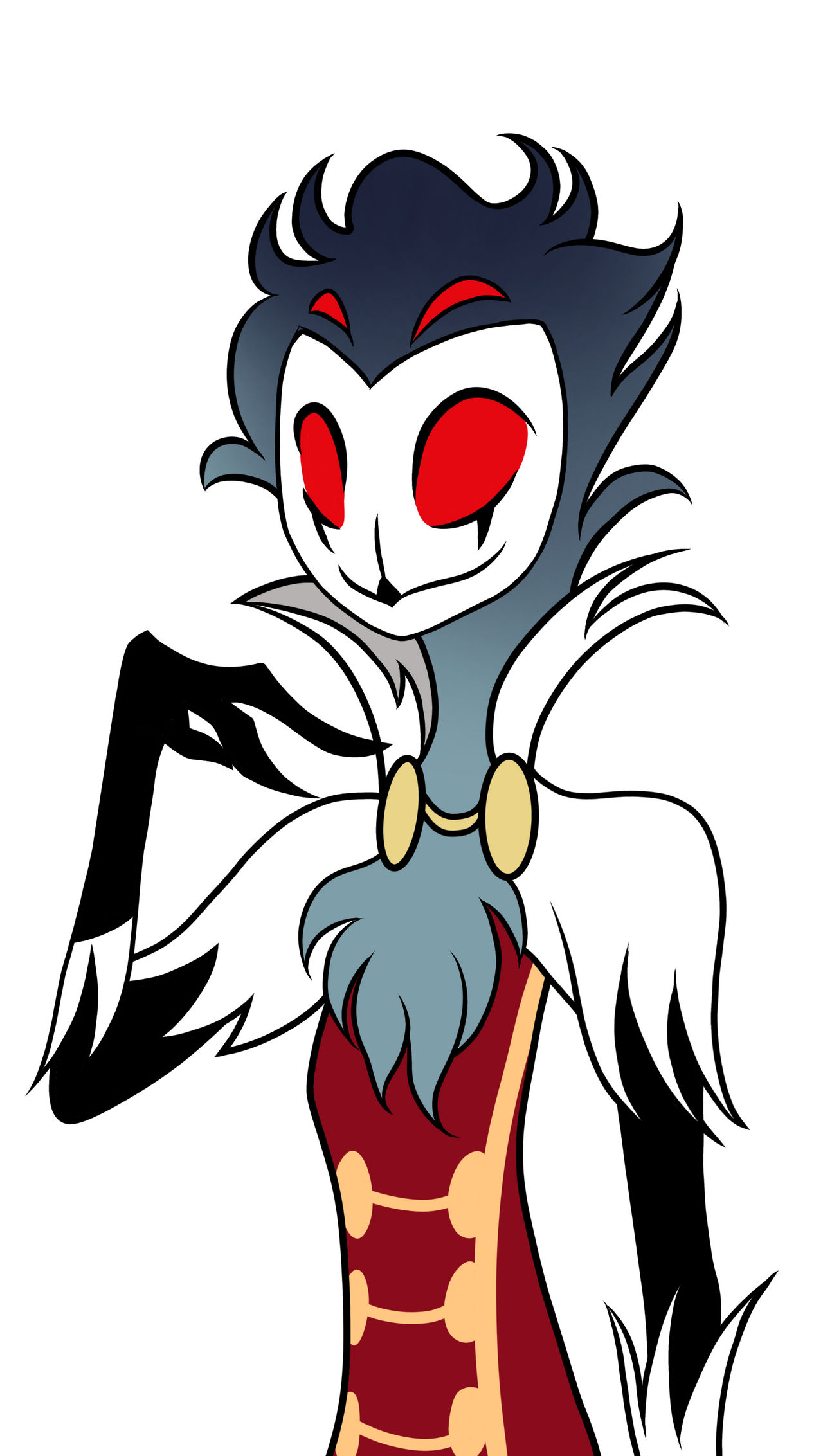 Stolas Back View Stolas fanart by MartuGecko on DeviantArt
