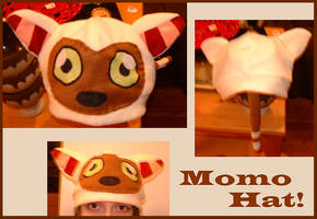 I HAS A MOMO HAT.