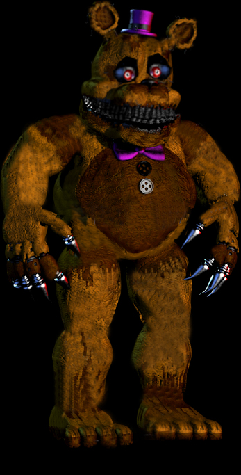 Not Withered Nightmare Fredbear