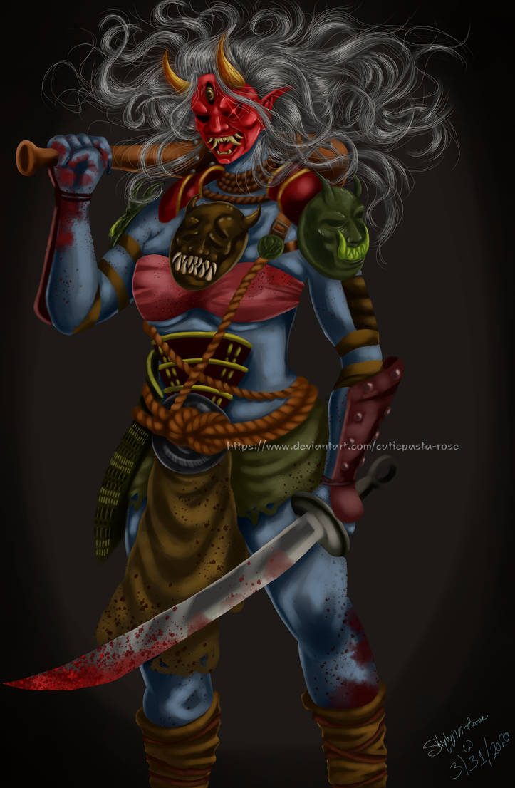 Female Oni Dead By Daylight By Cutiepasta Rose On Deviantart