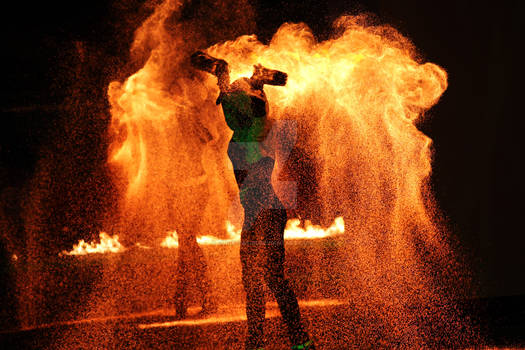 TOP GEAR LIVE fire thrower