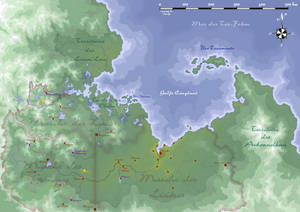 Map of the Northern Marches