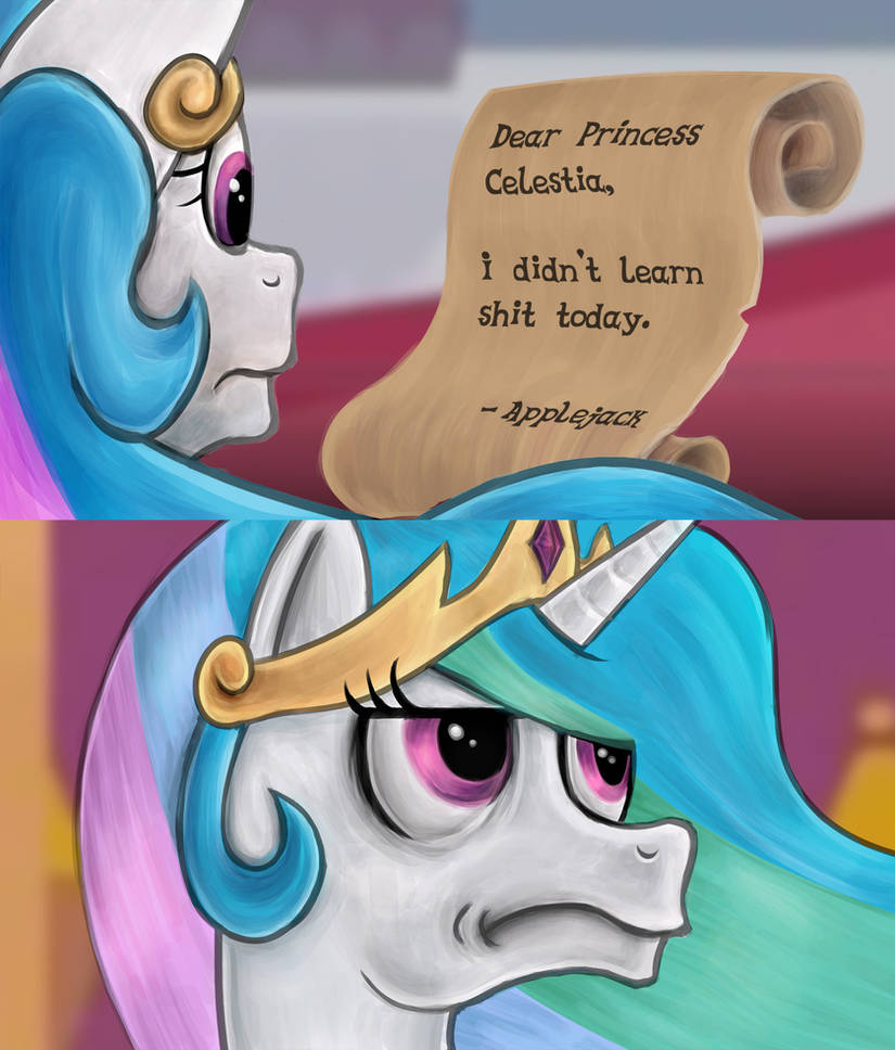 Dear Princess Celestia by 2snacks on DeviantArt