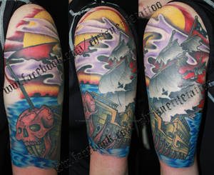 Ghost Ship Halfsleeve