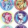 MLP Button set